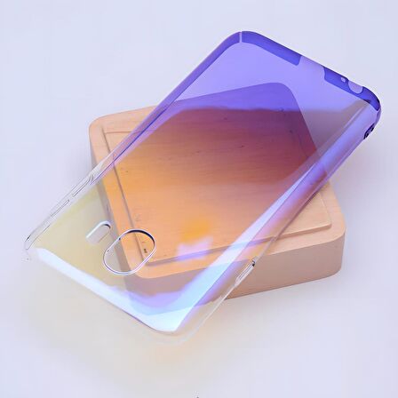 Galaxy J4 Parlak Renk Geçişli Kılıf