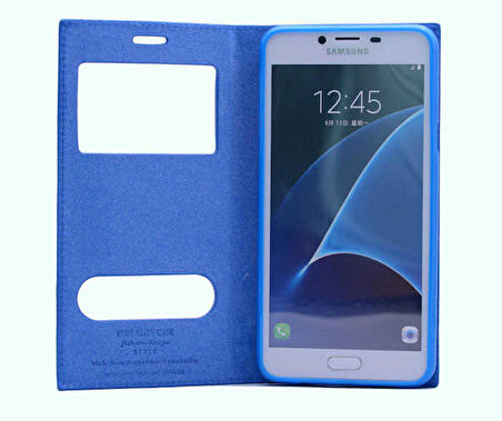 Galaxy C7 Kılıf Elite Kapaklı Kılıf