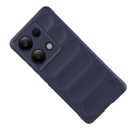 Redmi Note 13 Pro 4G Kılıf Esnek TPU Oyuklu Arka Yüzey Tasarımlı Etnik Silikon Kılıf