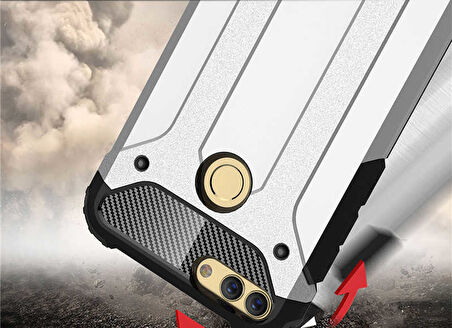 Huawei P Smart Kılıf Crash Zırh Silikon Kılıf