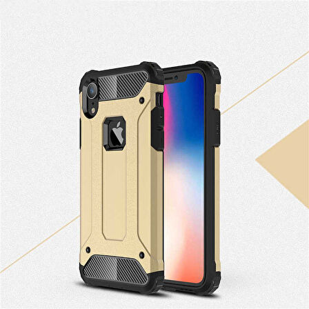 iPhone XR 6.1 Kılıf Crash Zırh Silikon Kılıf