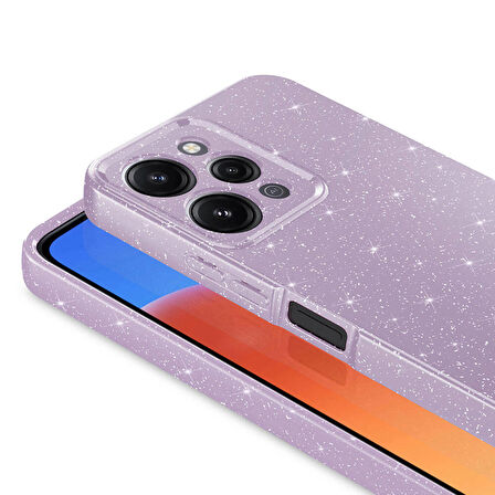 Xiaomi Redmi 12 Kılıf Kamera Korumalı Simli Lüks Koton Kılıf