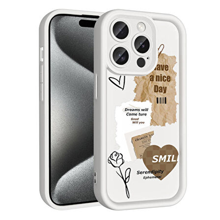 iPhone 14 Pro Kılıf Kamera Korumalı Baskılı Arka Yüzey Klas Kılıf