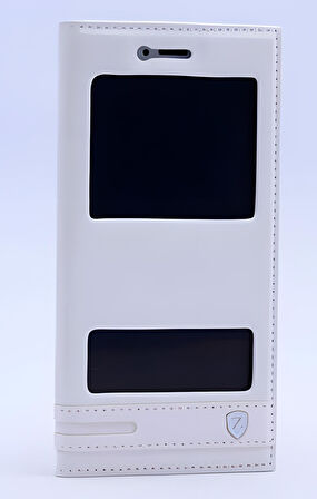 Huawei P9 Lite Kılıf Pencereli Elite Kapaklı Kılıf