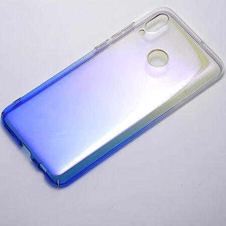 Huawei P Smart 2019 Kılıf Parlak Renk Geçişli Kılıf