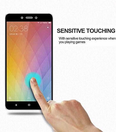 Xiaomi Mi 5S Plus Ekranı Tam Kaplayan Düz Cam Koruyucu