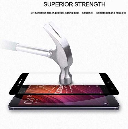 Xiaomi Mi 5S Plus Ekranı Tam Kaplayan Düz Cam Koruyucu