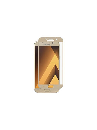 Galaxy A3 2017 Ekran Koruyucu Ekranı Tam Kaplayan Düz Cam Ekran Koruyucu