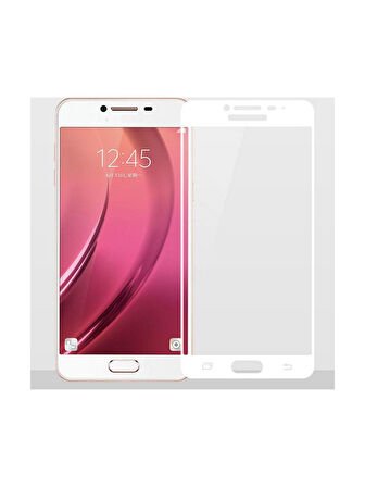 Galaxy J5 Prime Ekran Koruyucu Ekranı Tam Kaplayan Düz Cam Ekran Koruyucu