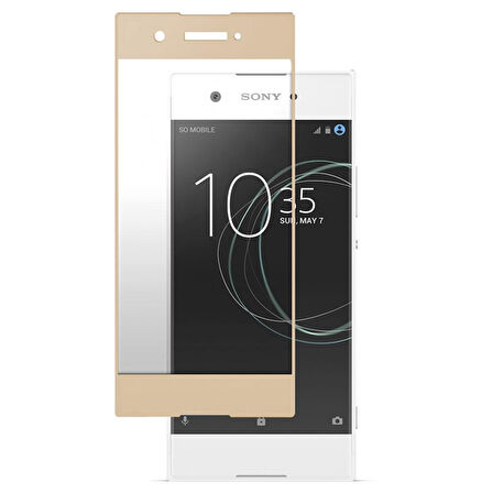 Sony Xperia XA1 Ekran Koruyucu Ekranı Tam Kaplayan Düz Cam Ekran Koruyucu