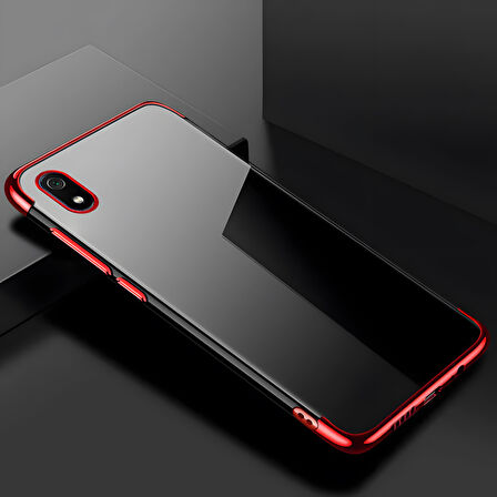 Xiaomi Redmi 7A Kılıf Dört Köşeli Lazer Silikon Kılıf