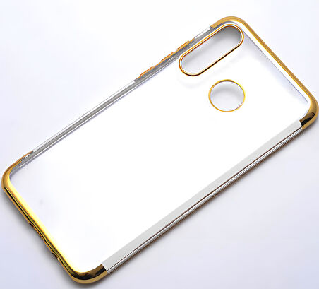Huawei P30 Lite Kılıf Dört Köşeli Lazer Silikon Kılıf