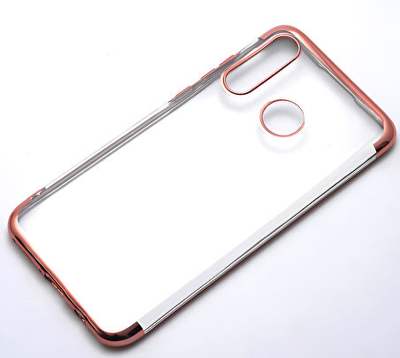 Huawei P30 Lite Kılıf Dört Köşeli Lazer Silikon Kılıf