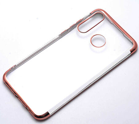 Huawei P30 Lite Kılıf Dört Köşeli Lazer Silikon Kılıf