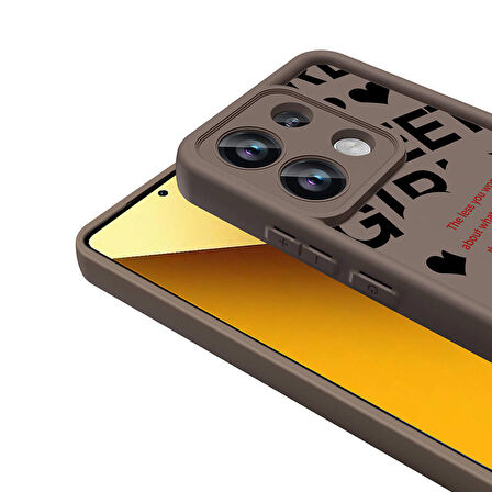 Xiaomi Redmi Note 13 Pro 4G Kılıf Kamera Korumalı Baskılı Arka Yüzey Klas Kılıf