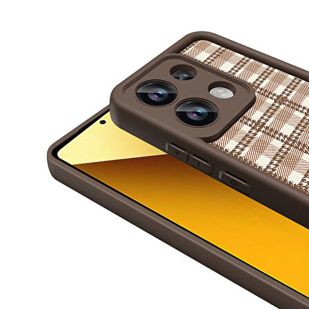 Xiaomi Redmi Note 13 Pro 4G Kılıf Kamera Korumalı Baskılı Arka Yüzey Klas Kılıf