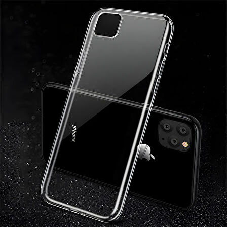 iPhone 11 Pro Max Kılıf Ultra ince Silikon Kılıf 0.2 mm