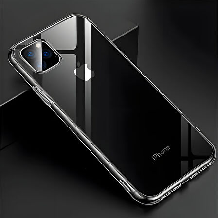 iPhone 11 Pro Max Kılıf Ultra ince Silikon Kılıf 0.2 mm