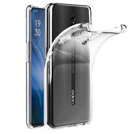 Oppo Reno 2 Kılıf Şeffaf Süper Silikon Kılıf