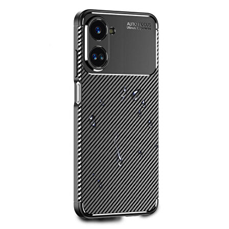 Realme 10 4G Kılıf Zore Negro Karbon Tasarım Silikon Kılıf