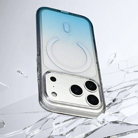 iPhone 17 Pro Max Kılıf M-Safe Şarj Özellikli Septik Silikon Kılıf