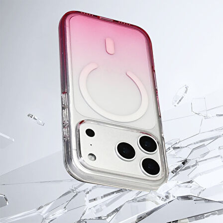 iPhone 17 Pro Max Kılıf M-Safe Şarj Özellikli Septik Silikon Kılıf