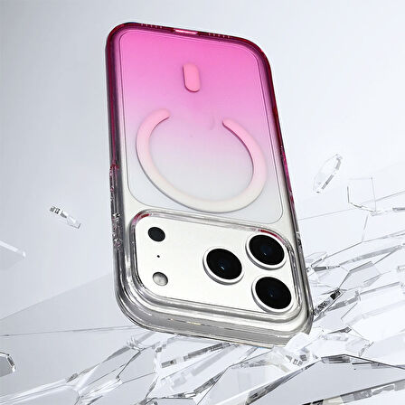 iPhone 17 Pro Kılıf M-Safe Şarj Özellikli Septik Silikon Kılıf