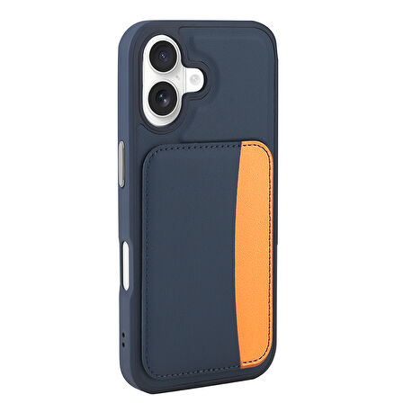 iPhone 17 Kılıf Kartlıklı X-Kart Silikon Kılıf