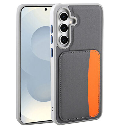 Galaxy S25 FE Kılıf Kartlıklı X-Kart Silikon Kılıf