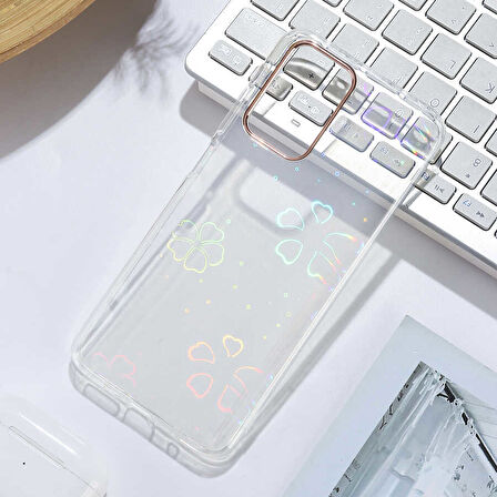 Xiaomi Redmi 10 Kılıf Zore Sidney Desenli Parlayan Fosforlu Kılıf
