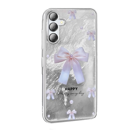 Galaxy A36 Kılıf Desenli Mep Kılıf İncili Fiyonk