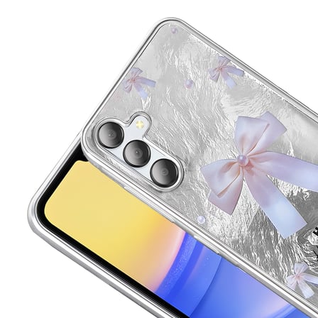 Galaxy A36 Kılıf Desenli Mep Kılıf İncili Fiyonk