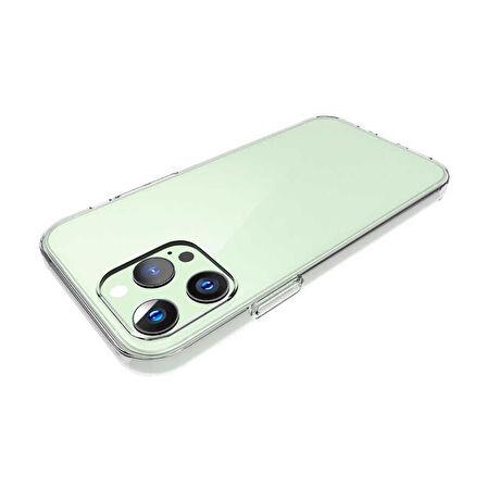 iPhone 15 Pro Kılıf Şeffaf İnce ve Esnek Süper Silikon Kılıf