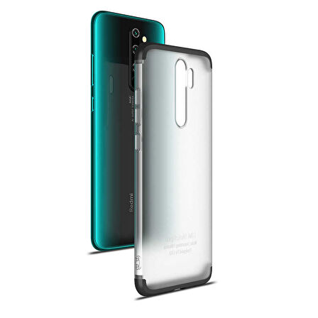 Xiaomi Redmi Note 8 Pro Kılıf Şeffaf Mat Görünümlü Full Koruma Nili Kılıf