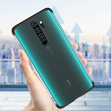 Xiaomi Redmi Note 8 Pro Kılıf Şeffaf Mat Görünümlü Full Koruma Nili Kılıf