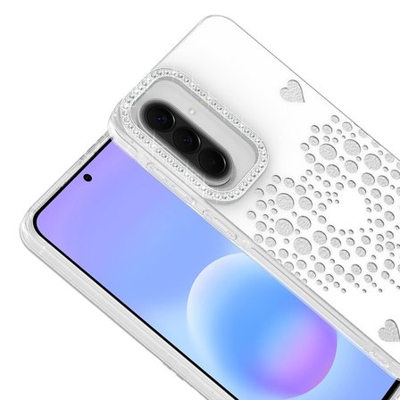 Galaxy S24 FE Kılıf Damla Taşlı Rivas Sert PC Kılıf