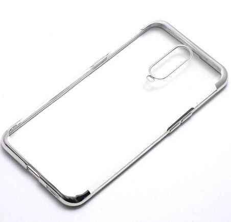 Oppo RX17 Pro Kılıf Dört Köşeli Lazer Silikon Kılıf
