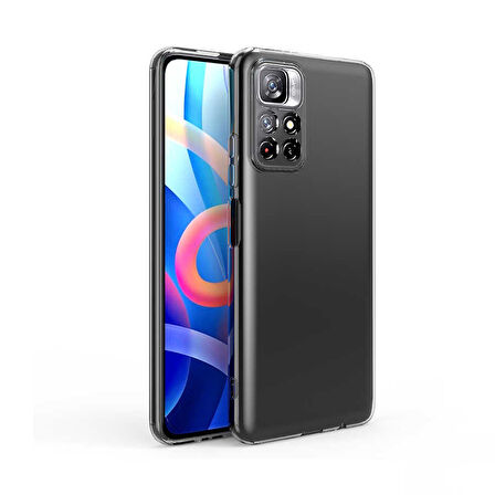 Xiaomi Poco M4 Pro 5G Kılıf Kamera Korumalı Süper Silikon Kılıf