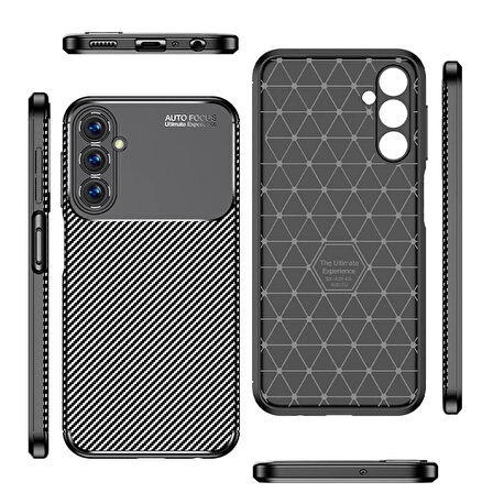 Galaxy A25 Kılıf Negro Karbon Tasarım Silikon Kılıf