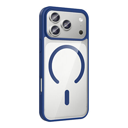 iPhone 17 Pro Max Kılıf M-safe Wireless Şarj Özellikli Silikon Ege Kılıf