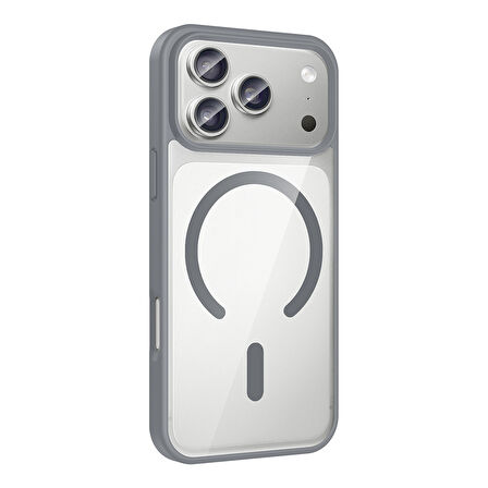 iPhone 17 Pro Kılıf M-safe Wireless Şarj Özellikli Silikon Ege Kılıf