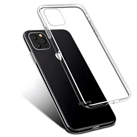 iPhone 11 Pro Kılıf Ultra İnce Silikon Kılıf 0.2 mm
