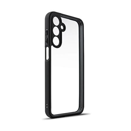 Galaxy A15 Kılıf Kamera Korumalı Şeffaf Arka Yüzey New Roll Kılıf