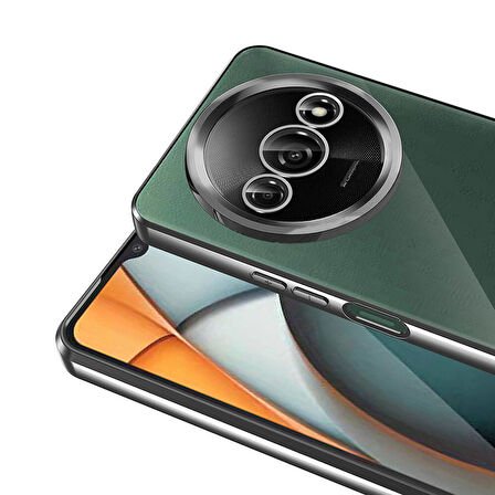 Xiaomi Redmi A3 4G 2024 Kılıf Kamera Korumalı Logo Gösteren Omega Kılıf