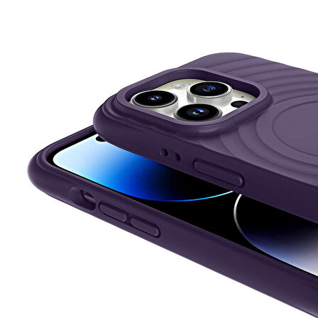 iPhone 14 Pro Magsafe Şarj Özellikli Airbagli Mat Görünümlü Hepi Kılıf