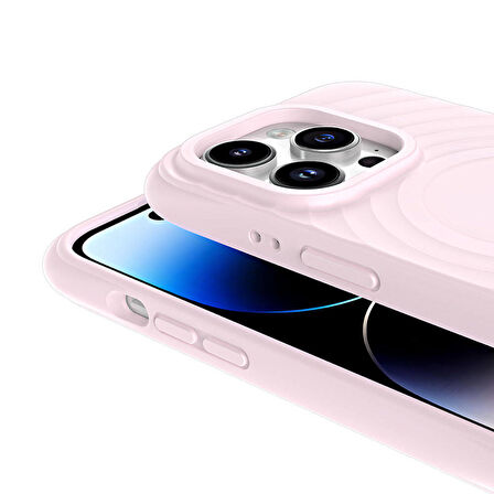 iPhone 14 Pro Magsafe Şarj Özellikli Airbagli Mat Görünümlü Hepi Kılıf