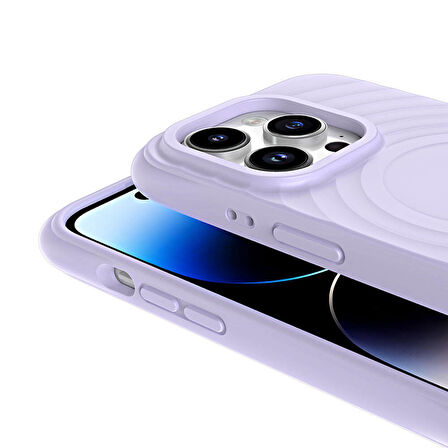 iPhone 14 Pro Magsafe Şarj Özellikli Airbagli Mat Görünümlü Hepi Kılıf