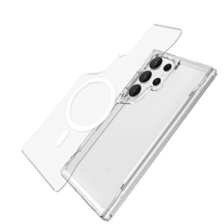 Galaxy S24 Ultra Kılıf Magsafe Şarj Özellikli T-Max Magsafe Kılıf