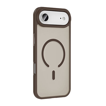 iPhone 17 Air Kılıf M-safe Şarj Özellikli Mat Arka Yüzey Sio Kılıf