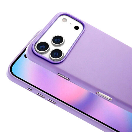 iPhone 17 Pro Max Kılıf M-safe Şarj Özellikli PU Deri Görünümlü Kupra Kılıf